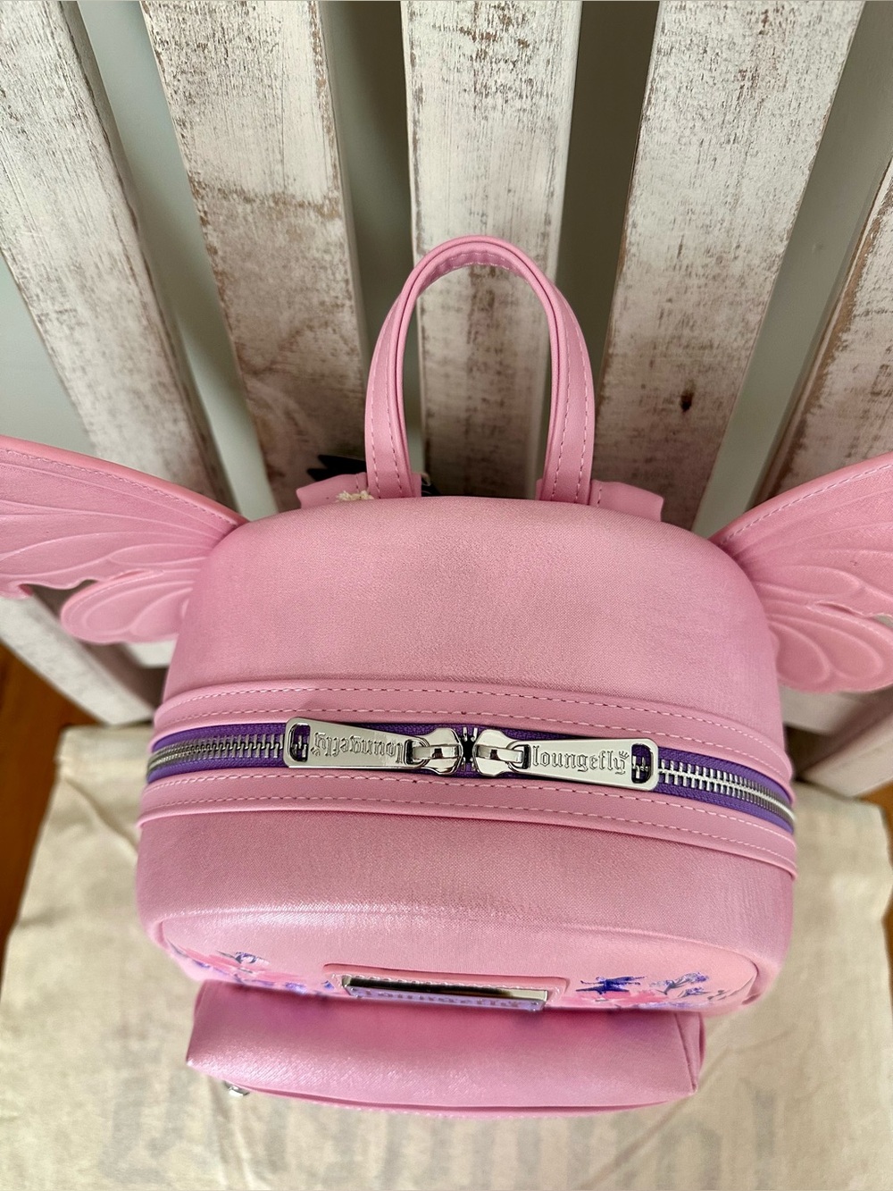 Loungefly Lite Fairy Wings Mini Backpack (BAM Exclusive) - Picture 11 of 12